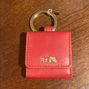 Coach photo keychain